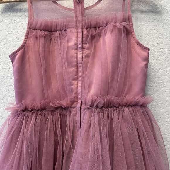 Nanette Lepore Girls Dress Gown 16 Old Rose Formal Fairy Wedding Dance Party - Picture 4 of 11
